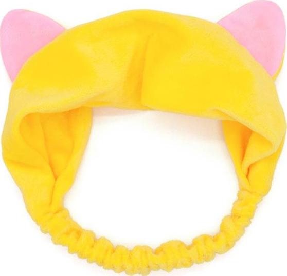 Băng Đô Rửa Mặt ,Tắm Hình Tai Mèo Cute - Vàng