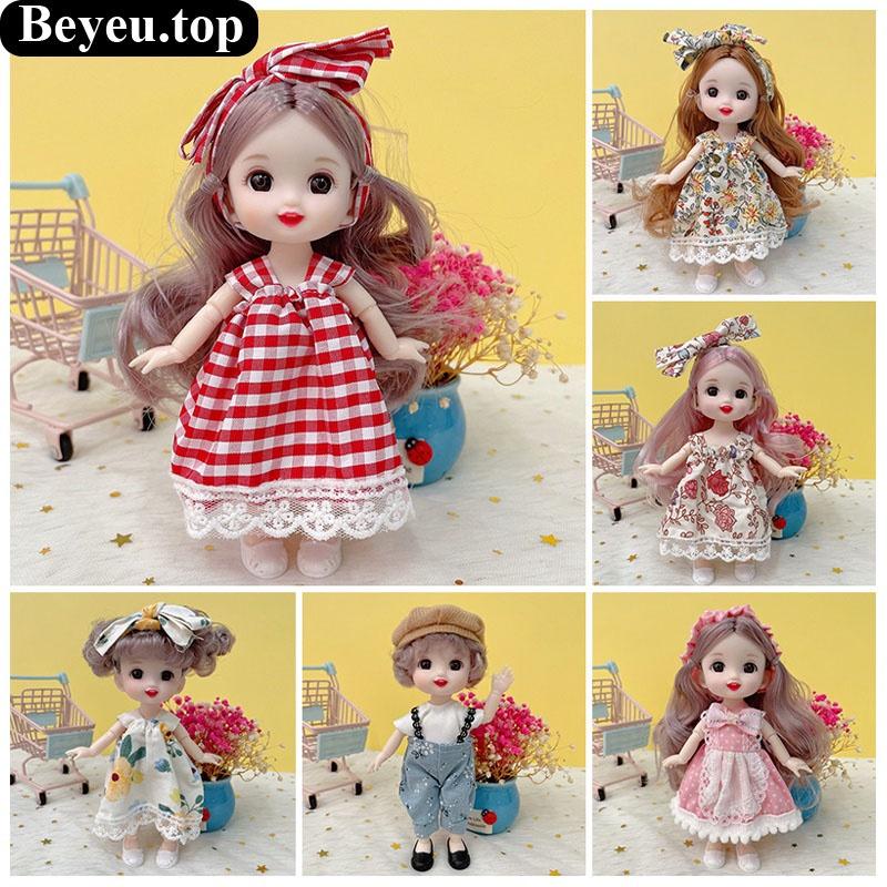Bộ Đồ Chơi Búp Bê 17cm Xinh Xắn Cho Bé - Kiểu 3