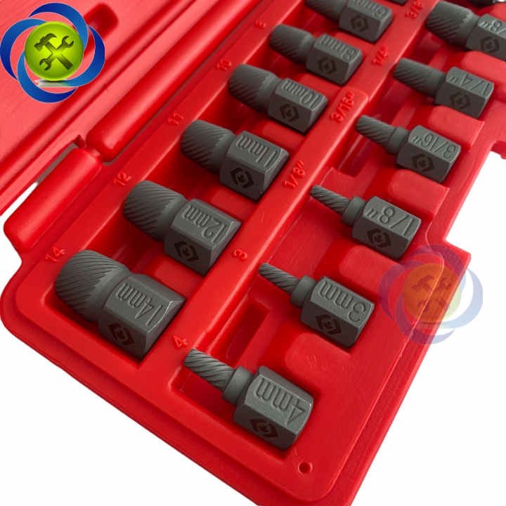Bộ tuýp mở ốc lục giác hư-tròn đầu Kingtony 11015SQ có 15 chi tiết