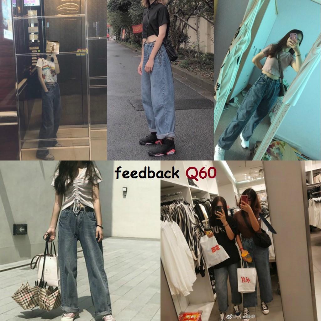 Quần Jean ống suông rộng – Hàng có sẵn đủ size
