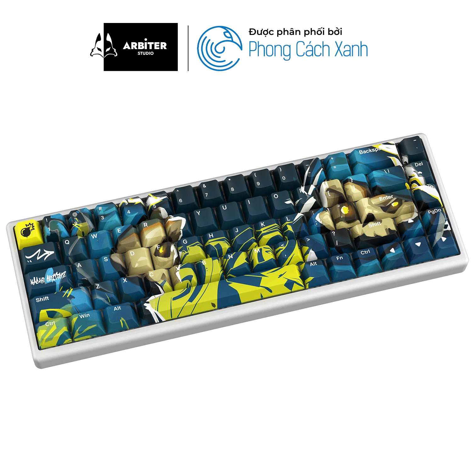 Bàn phím từ HE Arbiter Studio Polar 65 Calabera - Limited Edition - Hàng Chính Hãng