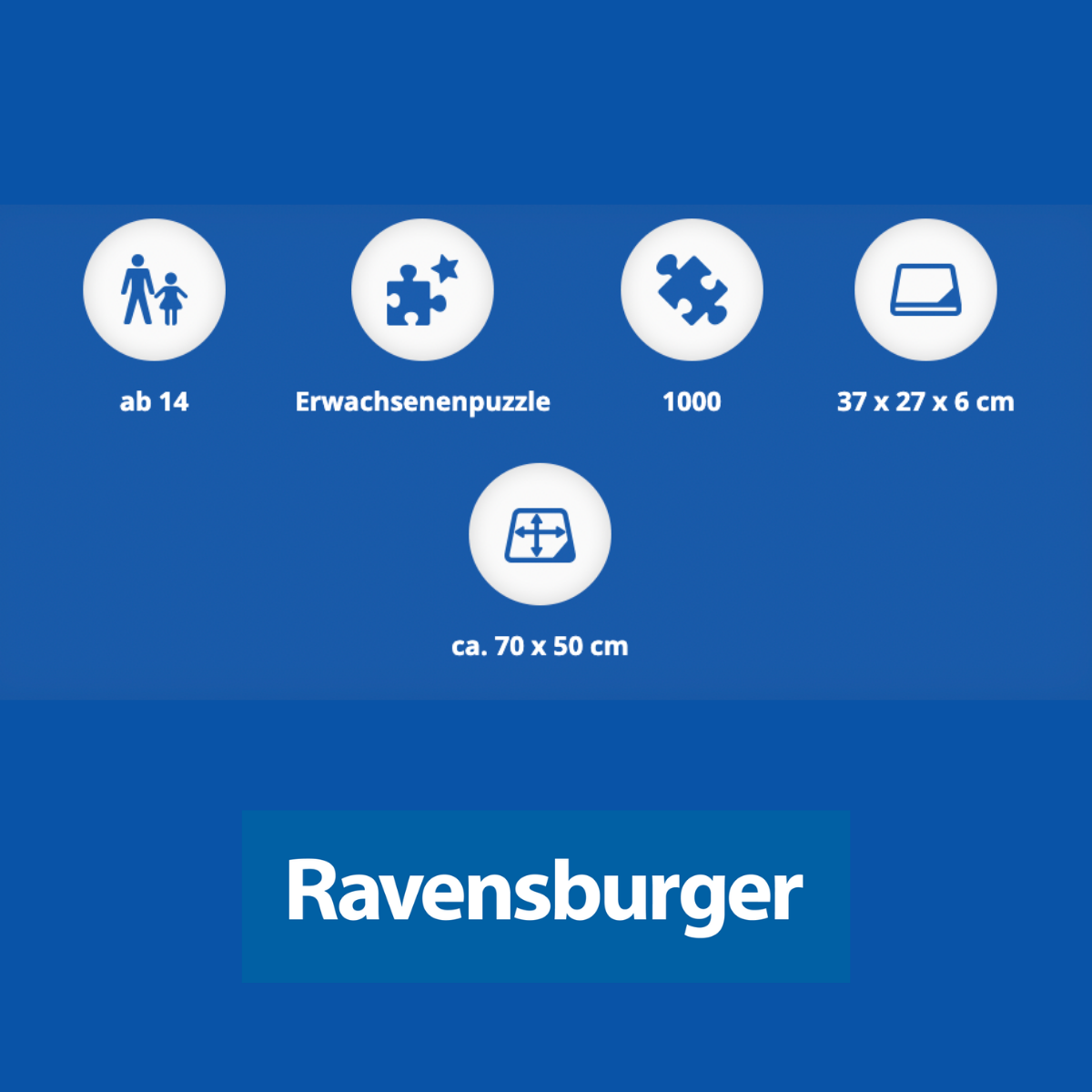 Xếp hình puzzle Cape Town 1000 mảnh RAVENSBURGER 140848