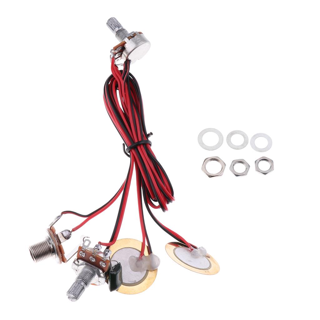 Piezo Acoustic Đầu Dò Cho Đàn Guitar Violin Ukulele