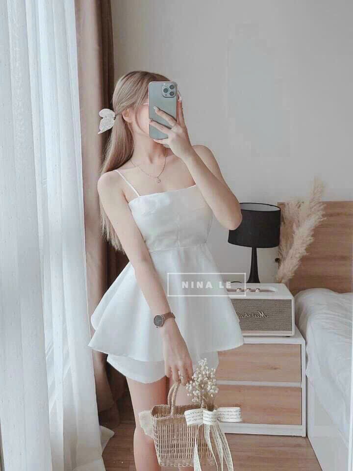 SET ÁO 2 DÂY TRƠN VỚI QUẦN NGẮN