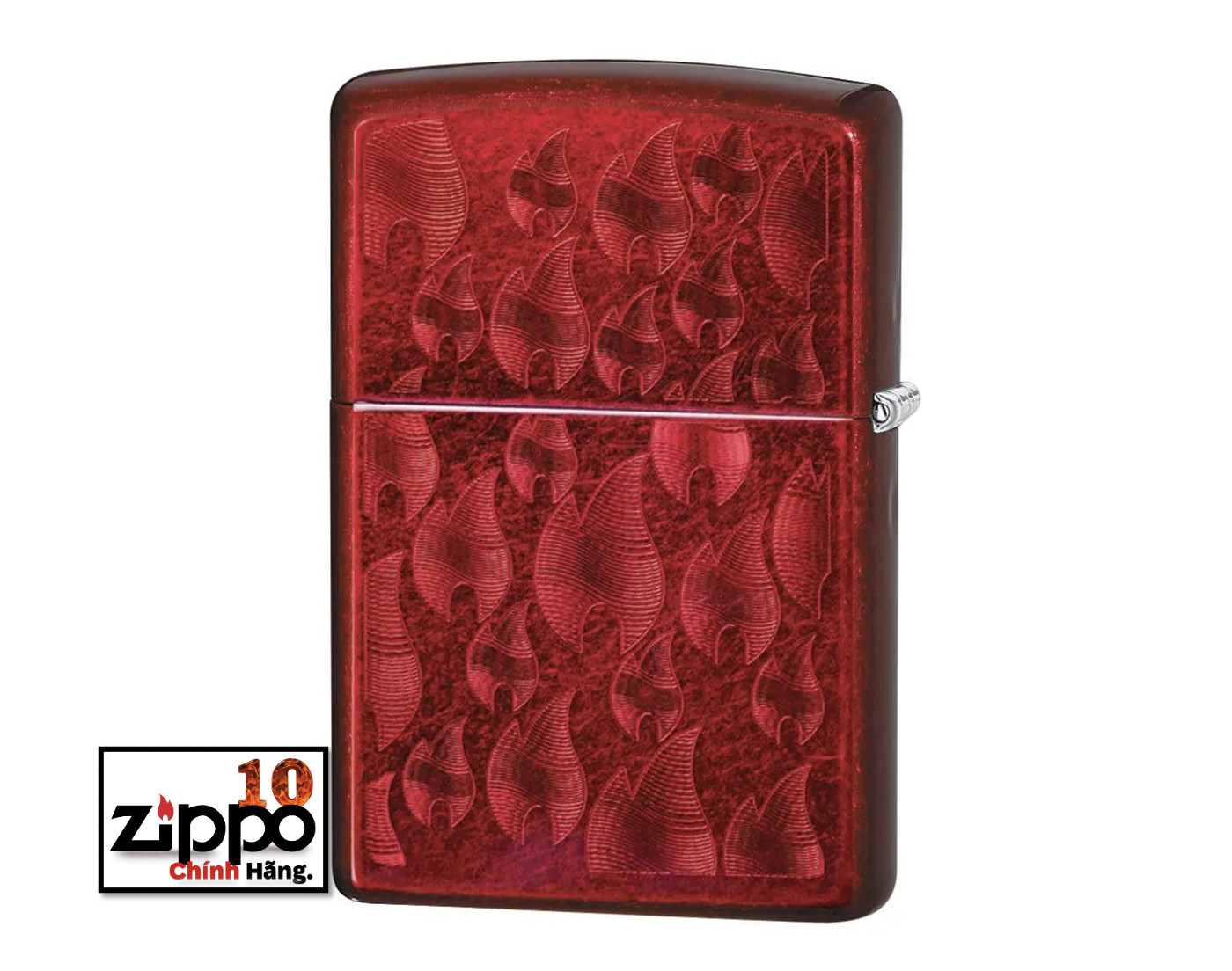 Bật lửa ZIPPO 29824 Iced Zippo Flame Design - Chính hãng 100%