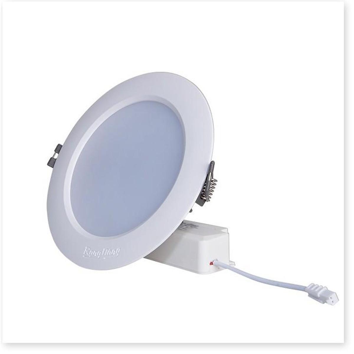 Đèn LED Downlight âm trần 9W Rạng Đông AT04L 110/9W, Vỏ nhôm đúc - Sáng trắng (6500K)