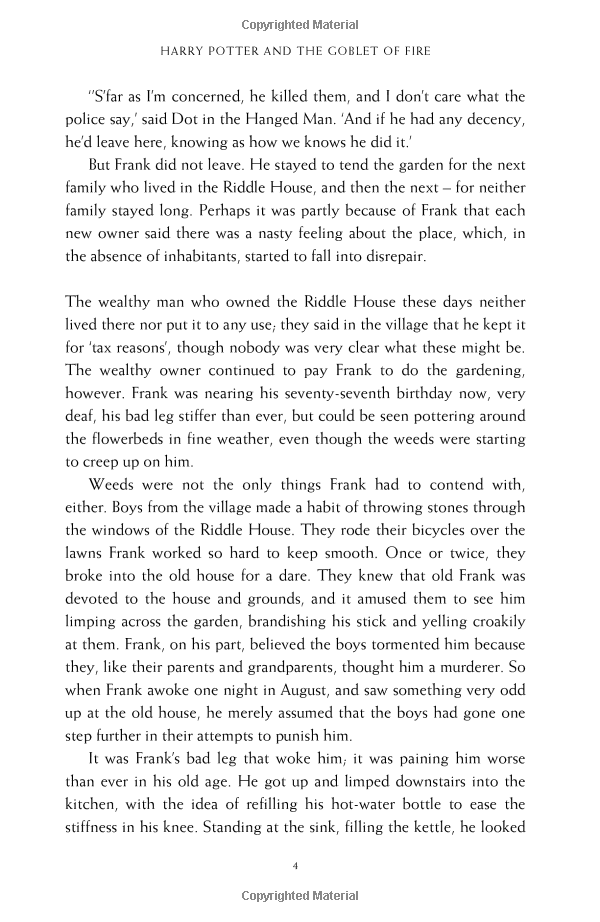 Sách Harry Potter and the Goblet of Fire (English Book)