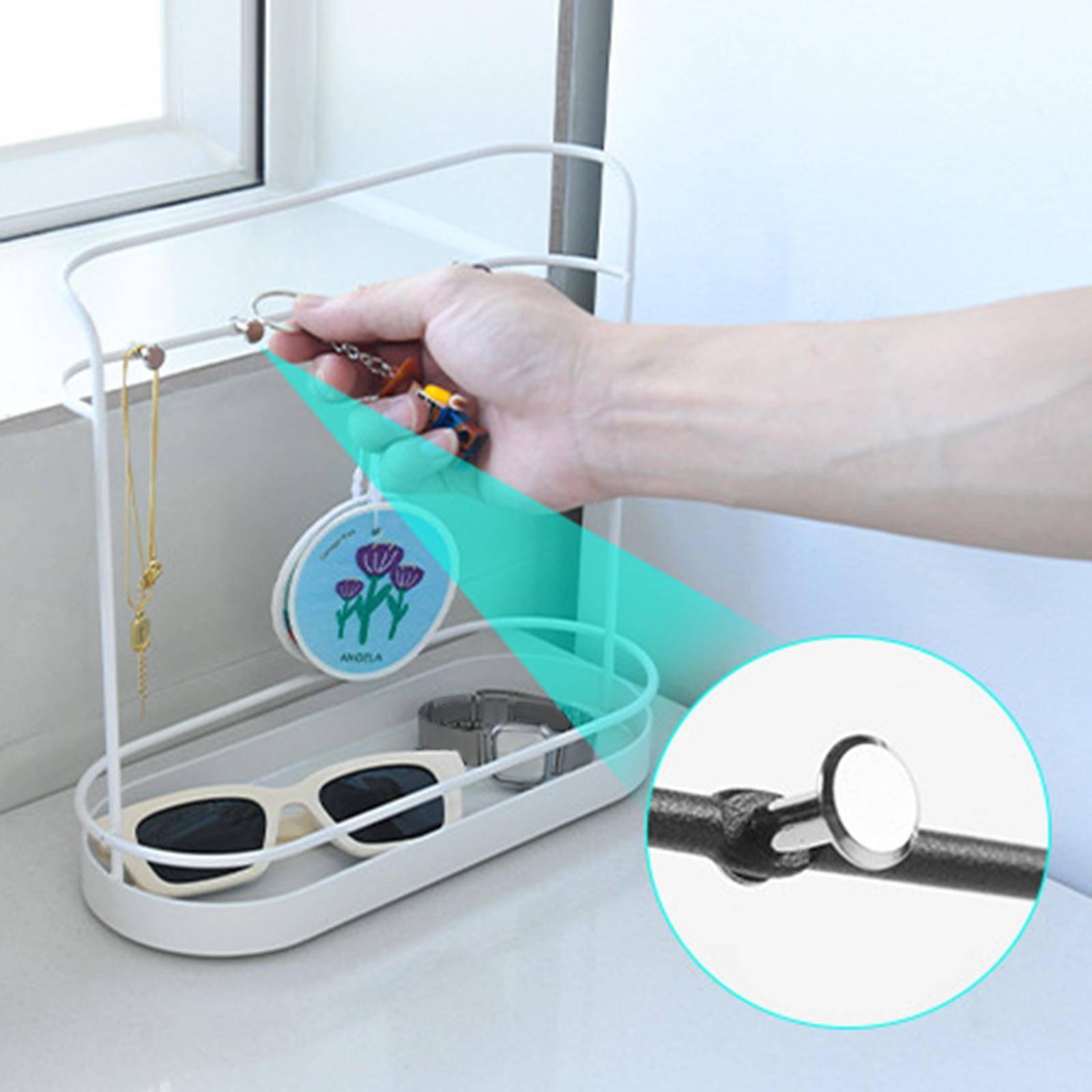 Entryway Key Holder, Jewelry Dish Organizer, Multifunctional for Hallway Desktop Kitchen