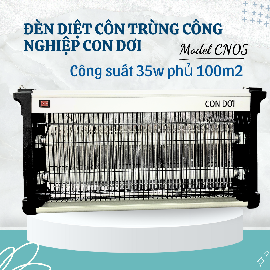 Đèn diệt muỗi côn trùng công nghiệp model CN05 Công Suất 35w-diện tích 100m2