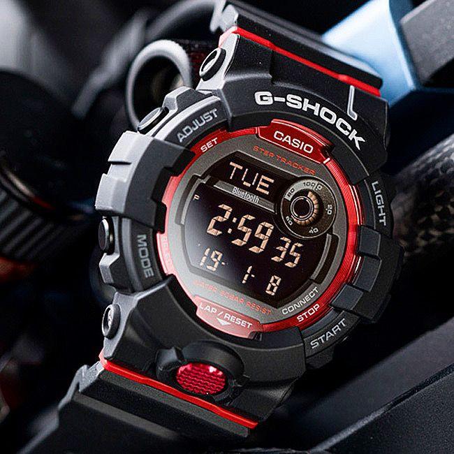 Đồng Hồ Nam Dây Nhựa Casio G-Shock GBD-800-1 Bluetooth - Đếm Bước Chân - Đo Lượng Kcalo Đã Đốt