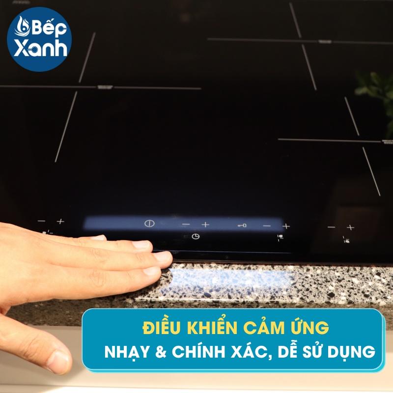 Bếp từ 3 vùng nấu Malloca MI 593 BN - Ngang 59cm - Xuất xứ Châu Âu - Hàng Chính Hãng