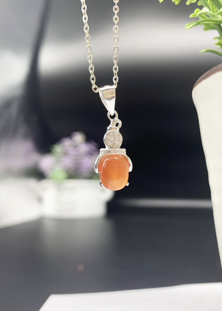 Dây chuyền bạc nữ trang sức bạc Ý S925 Bạc Xinh Huệ Ngân - Đom Đóm YYDZ121