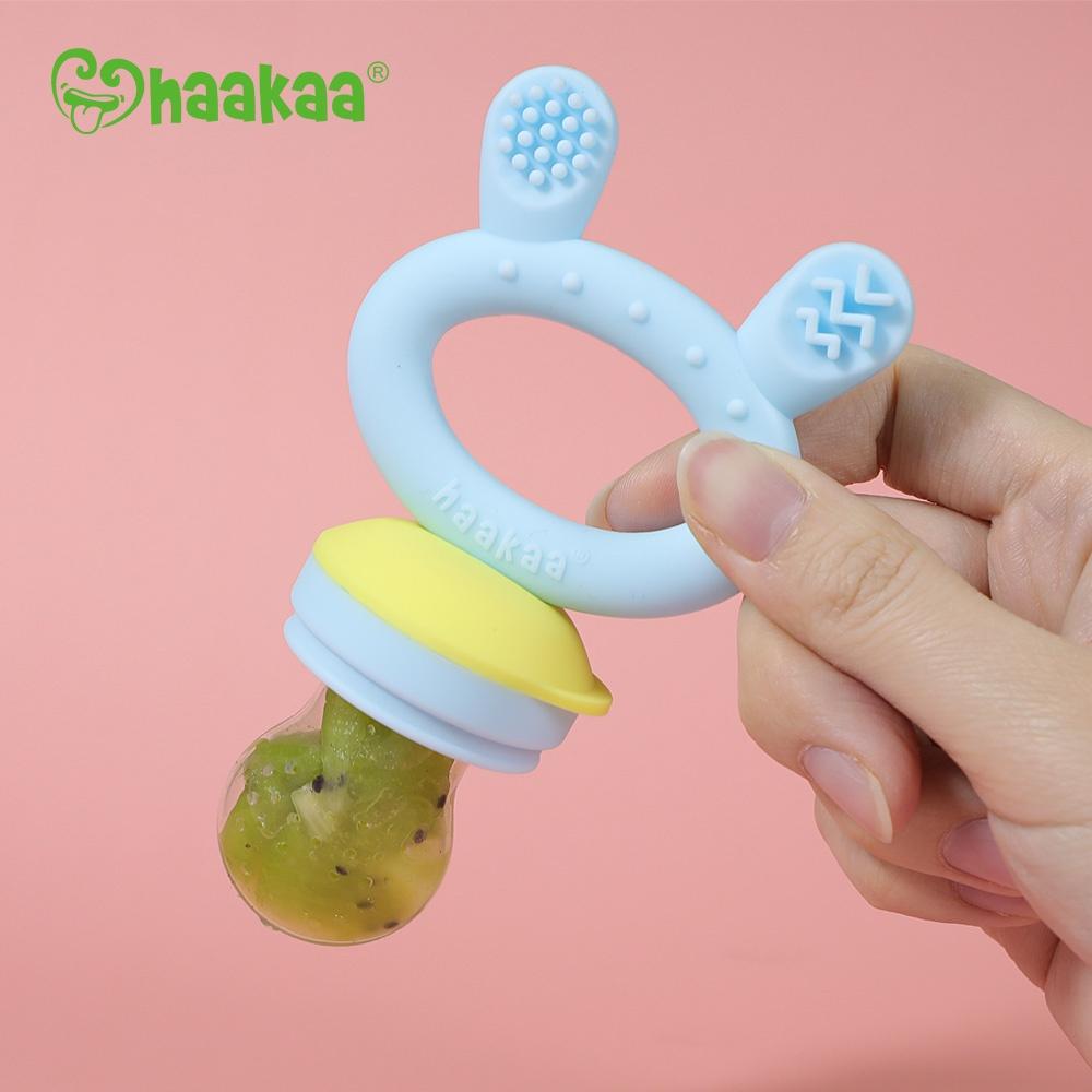 Túi nhai ăn dặm, chống hóc cho bé Haakaa. Chất liệu silicone cao cấp, an toàn. Không chứa BPA, PVC và phthalate