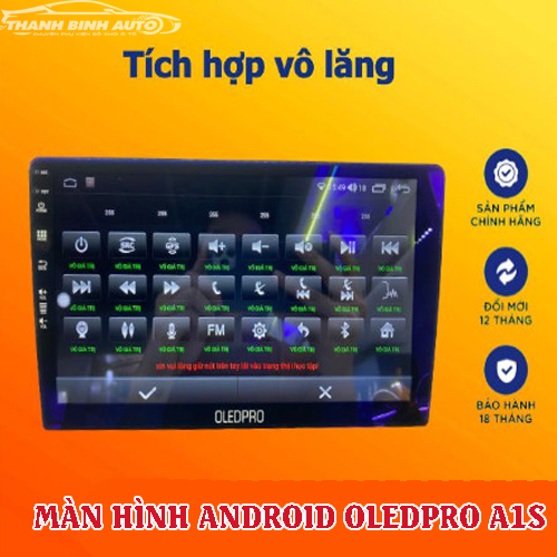 Màn Hình DVD Android Ô Tô 0LEDPR0 A1s Tích Hợp Camera 360 9 inch Ram 2-32 Chip 8 Nhân cao cấp