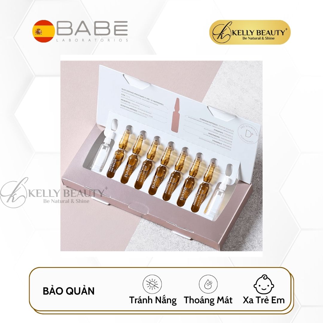 Huyết Thanh Tái Tạo Trẻ Hóa Da BABE HealthyAging Multi Defense Age Rescue Ampoules | Kelly Beauty