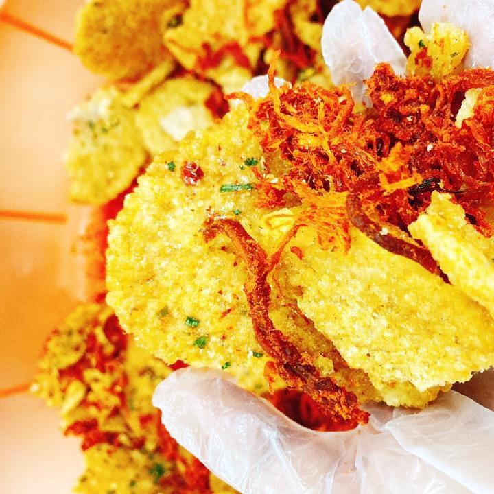 500G Cơm Cháy Mix Khô Bò - Trai Đẹp Snack