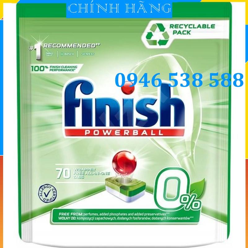 Viên rửa bát Finish Eco 0% 70 viên