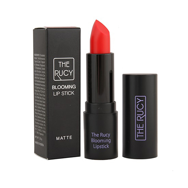 Son Lì Matte Bền Màu The Rucy Blooming Lipstick (3.5g) Tặng Băng đô mặt cười