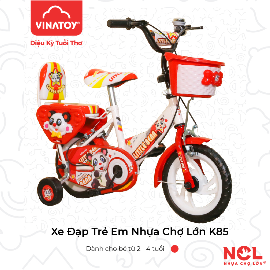 Xe Đạp Trẻ Em Nhựa Chợ Lớn K85 - K86 - K87 - K89 - K90