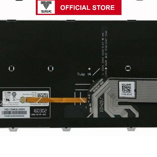 Bàn Phím Cho Laptop Dell Vostro 5458 5489 Latitude 3450 Có Đèn Nền TEEMO PC KEY876