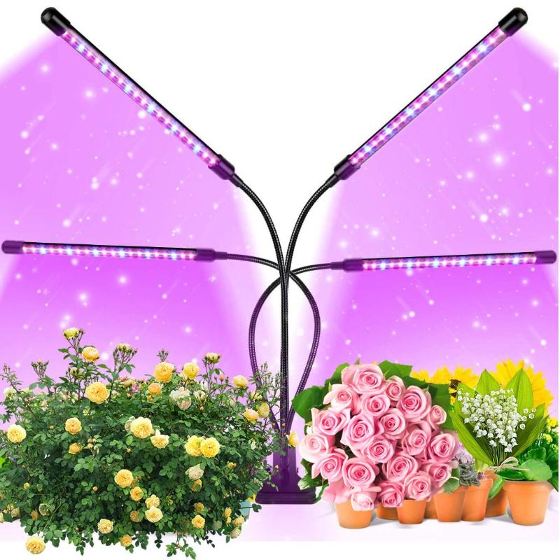 HSV LED Grow Lights Full Spectrum Plant Lighting 9 Dimmable Levels Grow Light with 3 Modes Timing Function for Indoor Plants