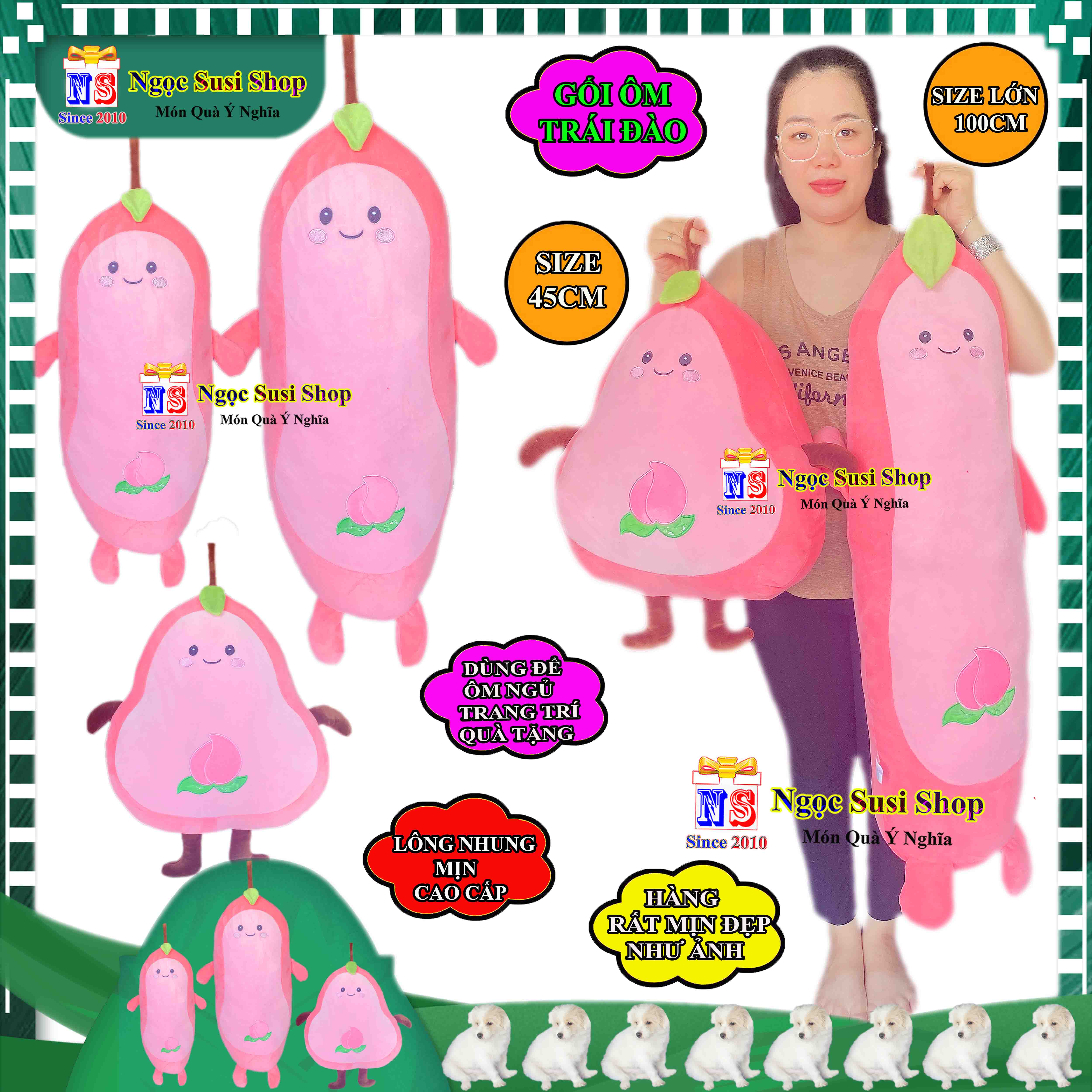 GỐI ÔM QUẢ ĐÀO ÔM NGỦ SIÊU MỀM HÀNG CAO CẤP DÙNG LÀM QUÀ TẶNG TRANG TRÍ - GẤU BÔNG HÌNH TRÁI ĐÀO ĐẸP NHƯ ẢNH