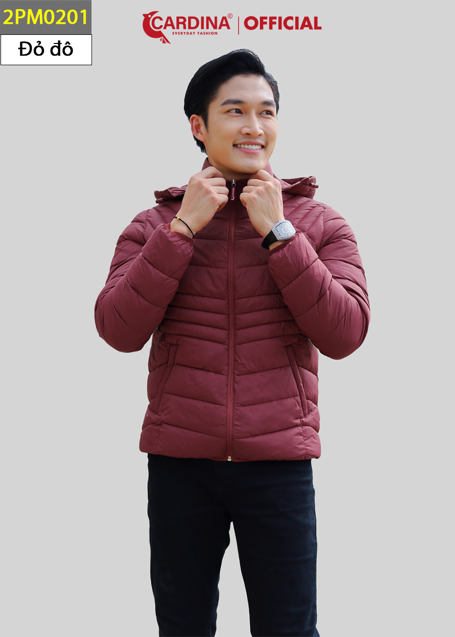 Áo Phao Nam CARDINA Chần Bông Nhật Cao Cấp Chống Nước Siêu Nhẹ 2PM02