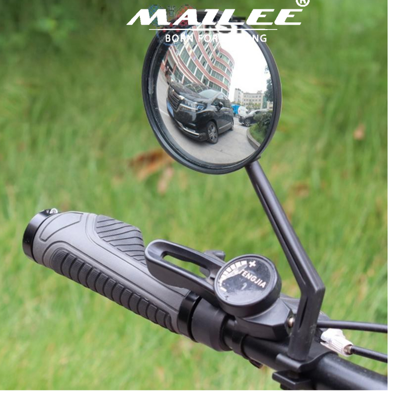 Gương Chiếu Hậu An Toàn Cho Xe Đạp gương tròn nhựa nhìn rõ ràng dành cho Xe Đạp Leo Núi và Đường Phố Mai Lee