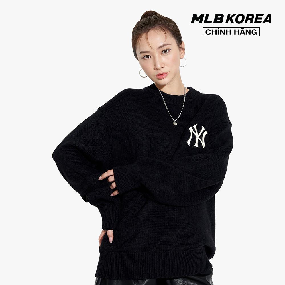 MLB - Áo sweater phom suông tay dài Basic Big Logo Overfit 3AKPB0126-50BKS