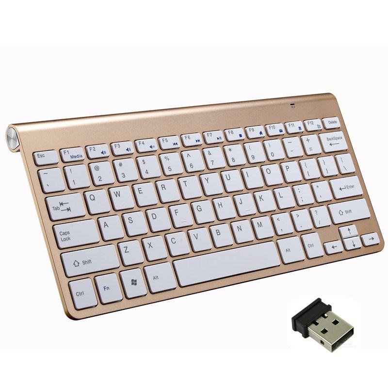 2.4G Mini Không Dây Combo Bàn Phím Và Chuột Protable Bộ Bàn Phím Chuột Bàn Cho Mac Để Bàn Laptop Laptop Máy Tính Thông Minh tivi PS4