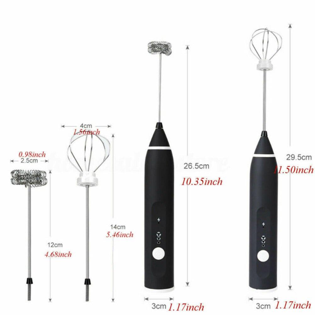 New USB Home Kitchen Tools automatic Eggbeater Manual Self Turning Stainless Steel Whisk Hand Mixer Blender Egg Tools