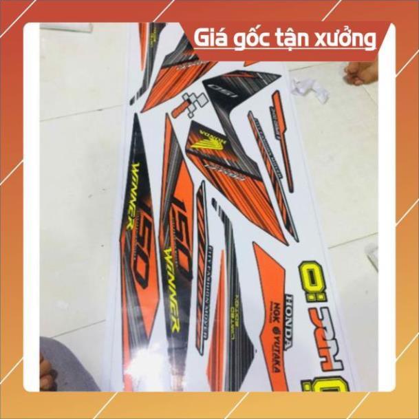 Tem rời winner cam đen 3 lớp ko bay màu