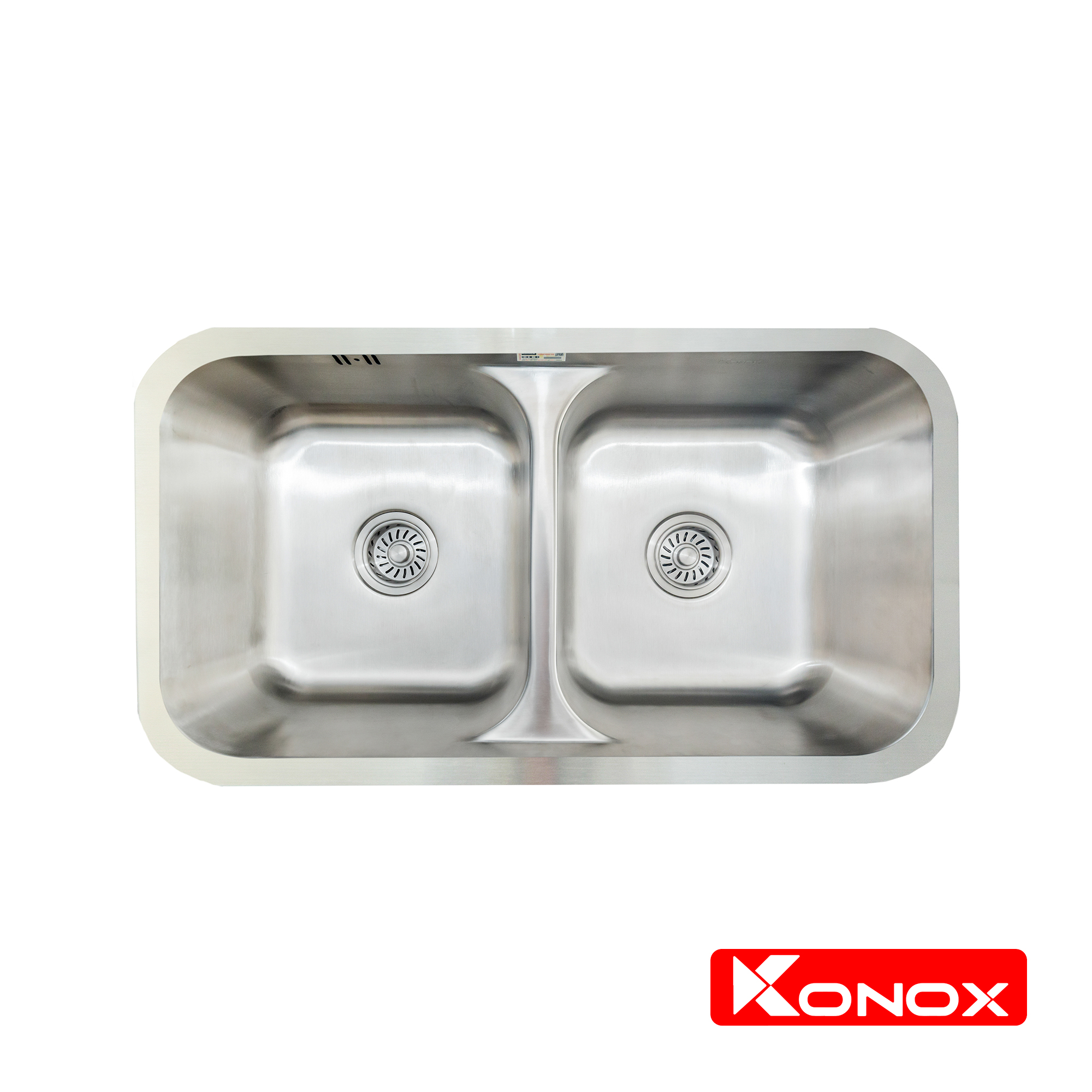 Chậu rửa bát Konox, Undermount Series, Model KN8246DUA, Inox 304AISI tiêu chuẩn châu Âu, 820x460x220(mm), Hàng chính hãng