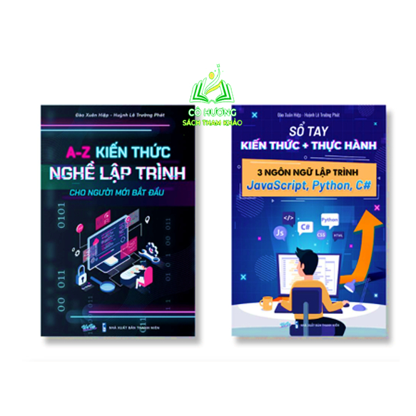 Sách - Combo 2 Sách Hướng Dẫn Kiến Thức Lập Trình từ A-Z Và Sách Thực Hành 3 Ngôn Ngữ Lập Trình JavaScri ( wup )