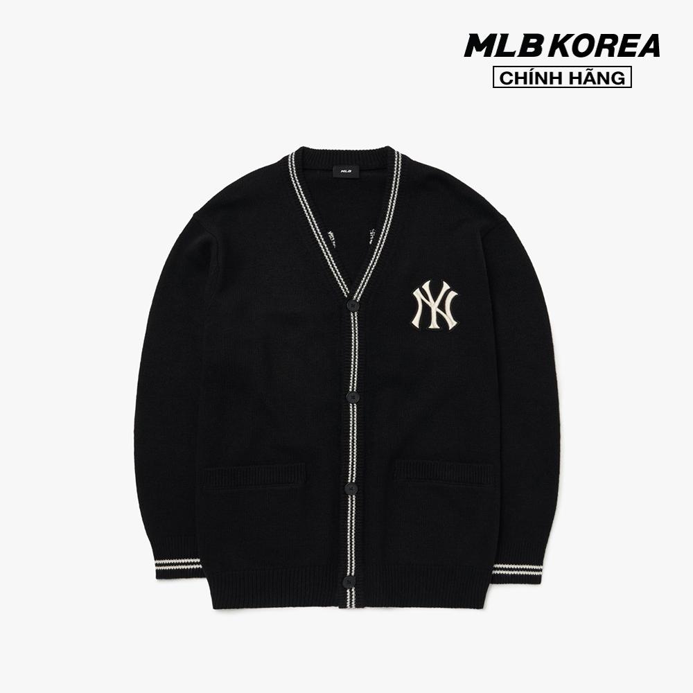 MLB - Áo khoác cardigan phom suông Basic Big Logo 3AKCB0124