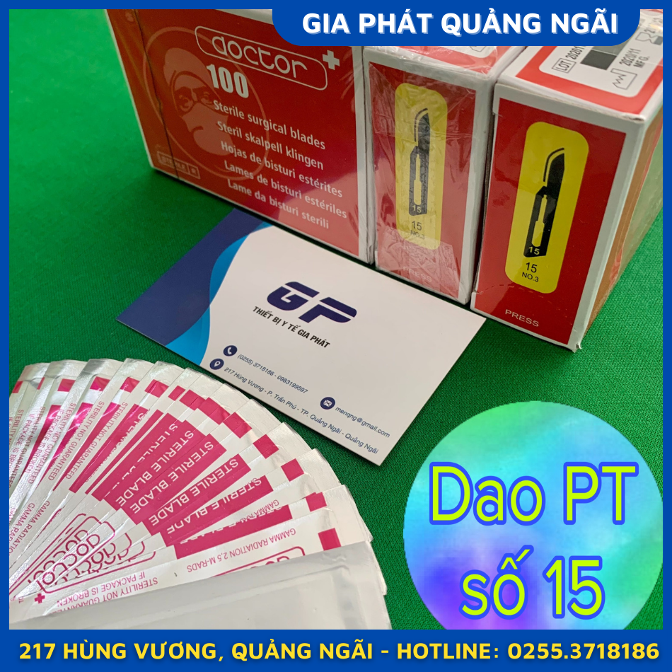 (COMBO 10 CÁI) LƯỠI DAO SỐ 10, 15, 20 LƯỠI DAO MỔ PHẪU THUẬT DÙNG 1 LẦN