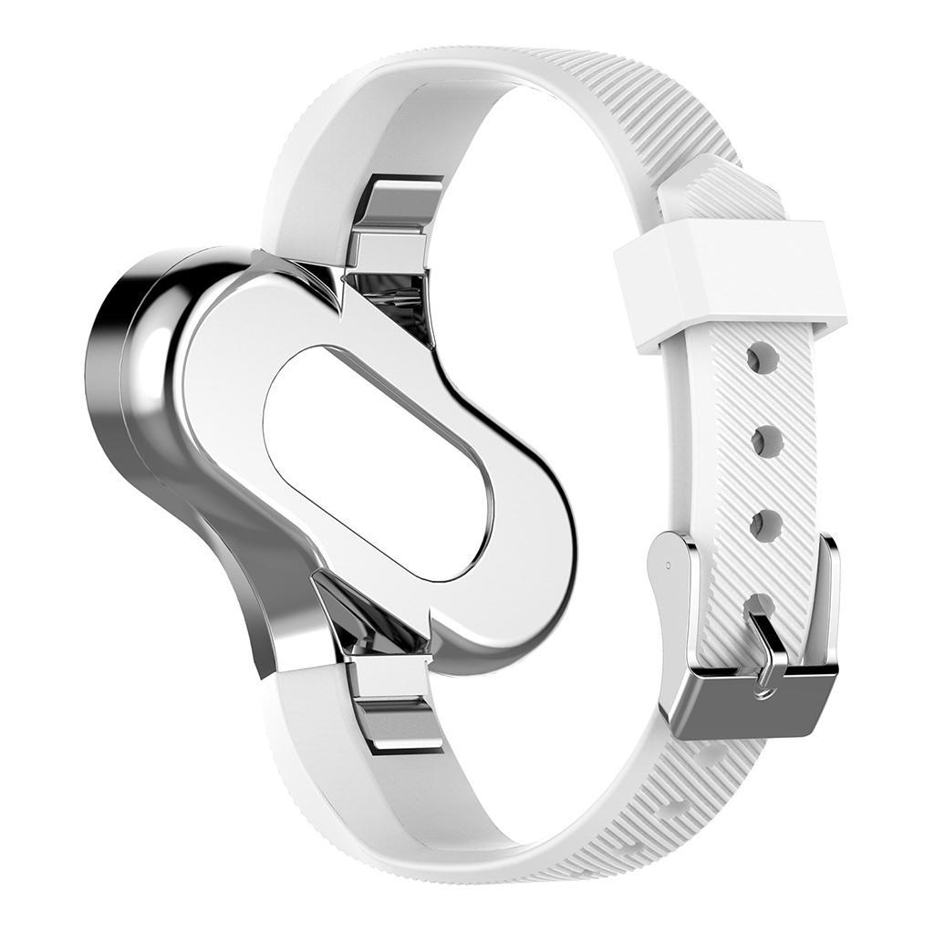 Compatible for Xiaomi Mi Band 3 Replacement Band,Replacement Wristband Smart Bracelet Strap with Metal Frame for Mi Band 3 Watch