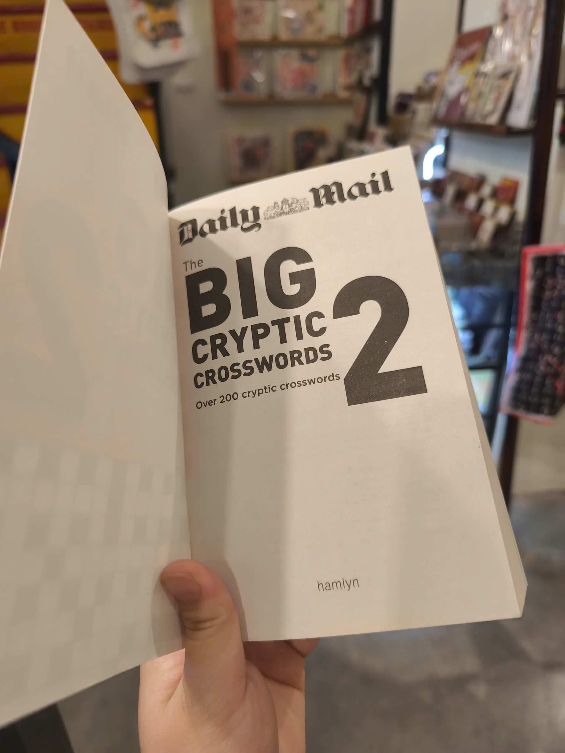 Sách - Big Book of Cryptic Crosswords 2 | Games / Ngoại văn Nhập khẩu UK / Trò chơi ô chữ giải trí