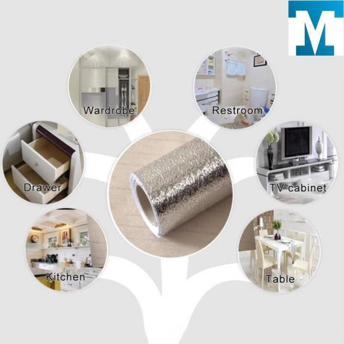 Cuộn giấy bạc dán bếp cách nhiệt chống thấm bền đẹp