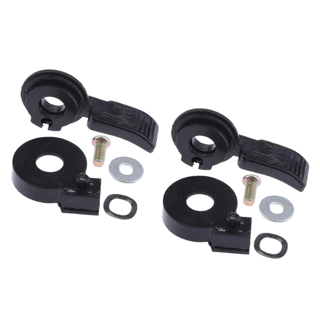 4Pcs Black Motorcycle Handlebar Switch Thumb Choke Lever for 110cc 125cc 250cc