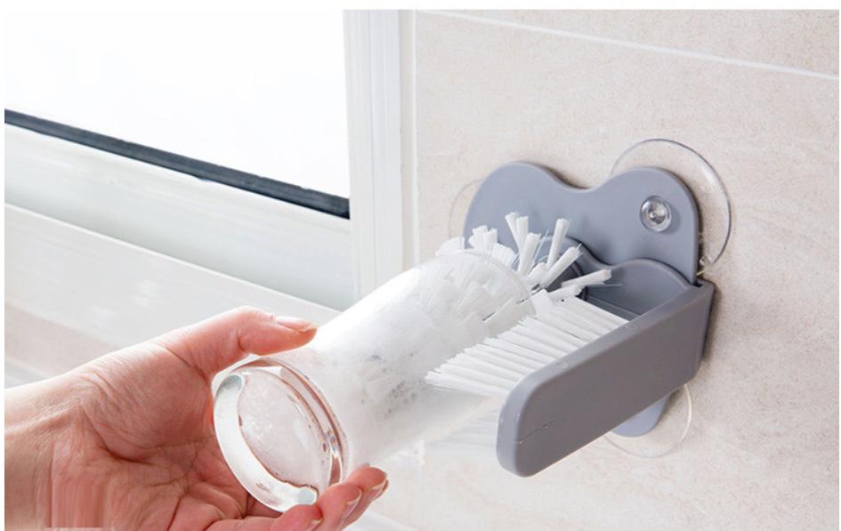 Dụng cụ cọ rửa ly, cốc, bình sữa . Rửa cực nhanh đơn giản, dễ dàng