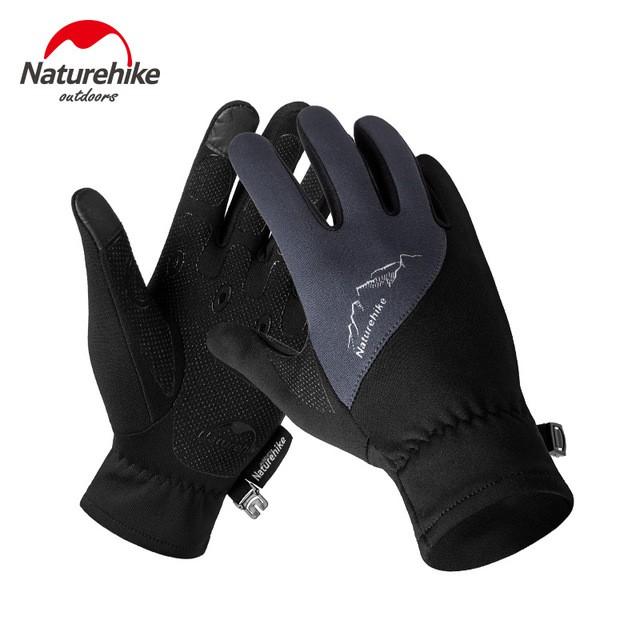 Găng Tay Lông Cừu Cảm Ứng Điện Thoại Siêu Nhạy, Giữ Nhiệt Thoáng Khí cho Thể Thao NatureHike NH17S004-T