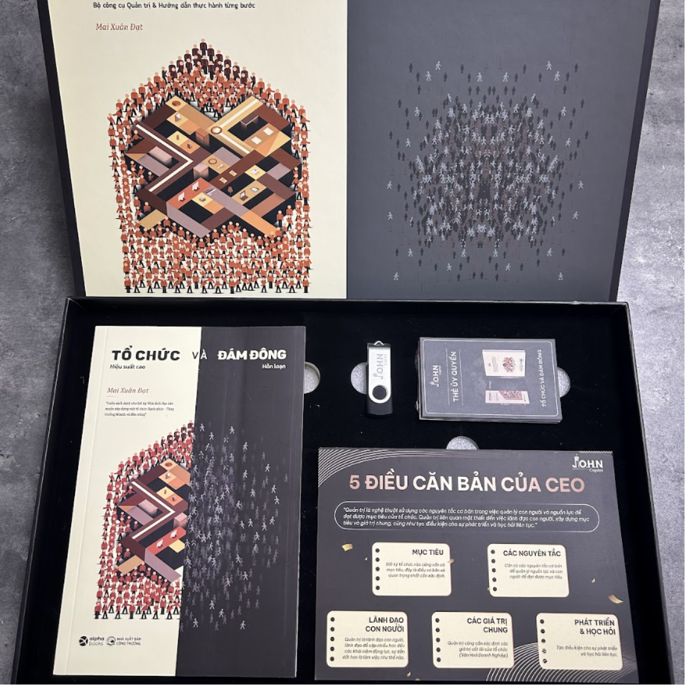 Combo Sách Tổ chức và Đám đông + Bộ công cụ Quản trị và Hướng dẫn thực hành