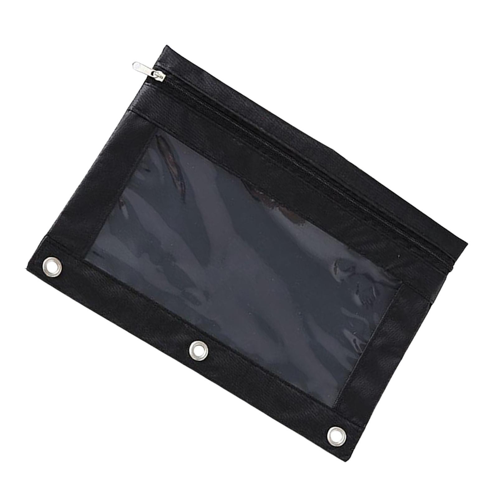 Pen Bag Binder Pencil Pouch Lightweight Cosmetic Bag Office Stationery Organizer Pencil Bags for Boys and Girls Children Teen Birthday Gifts