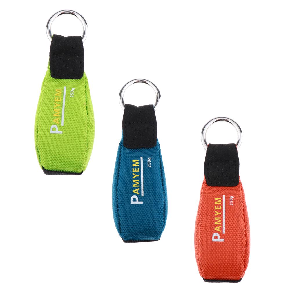 250g / 8.8 Oz Throw Weight Bag for Tree Arbrosit Climbing Throwing Line Rope Accessories, Optional Colors