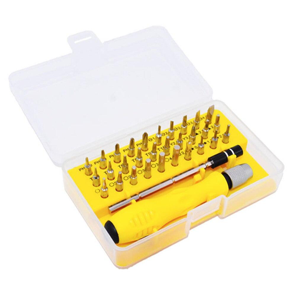 32 In 1 Screwdriver Set Precision Mini Magnetic Screwdriver Bits Kit Phone Mobile IPad Camera Maintenance Tool Repair