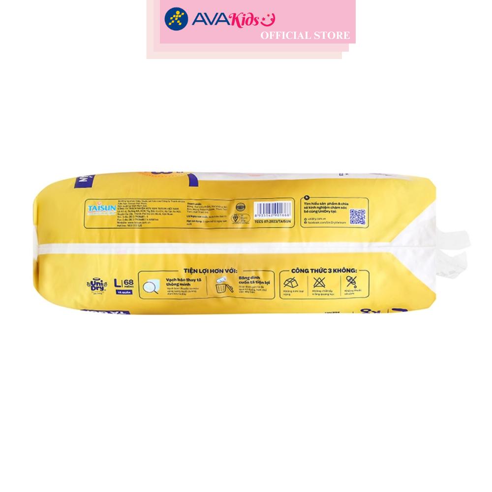 Tã quần Unidry Supreme Thin &amp; Soft size L 68 + 8 miếng (9 - 14 kg)