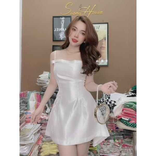 SET ĐẦM 2S TÀ PHỐI CHÂN VÁY TRẮNG