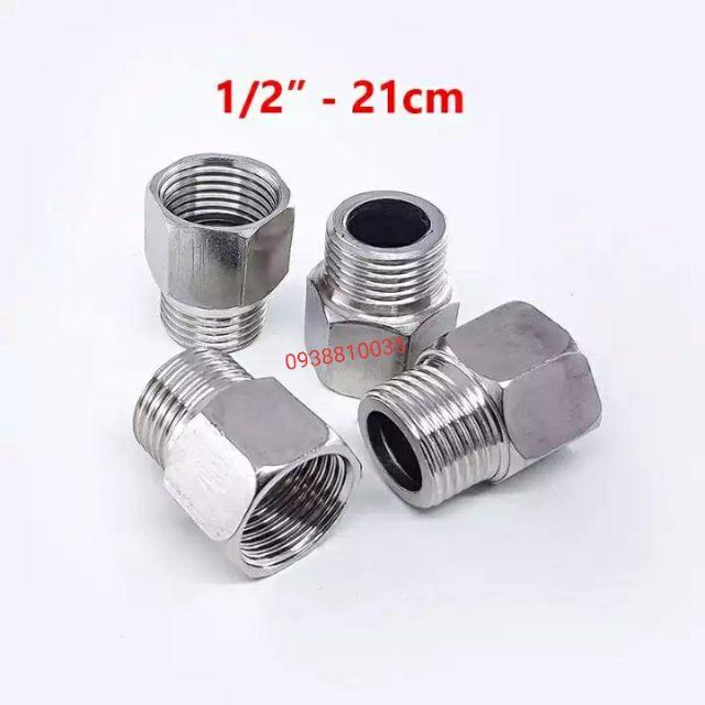 ĐẦU NỐI REN TRONG, REN NGOÀI INOX PHI 21