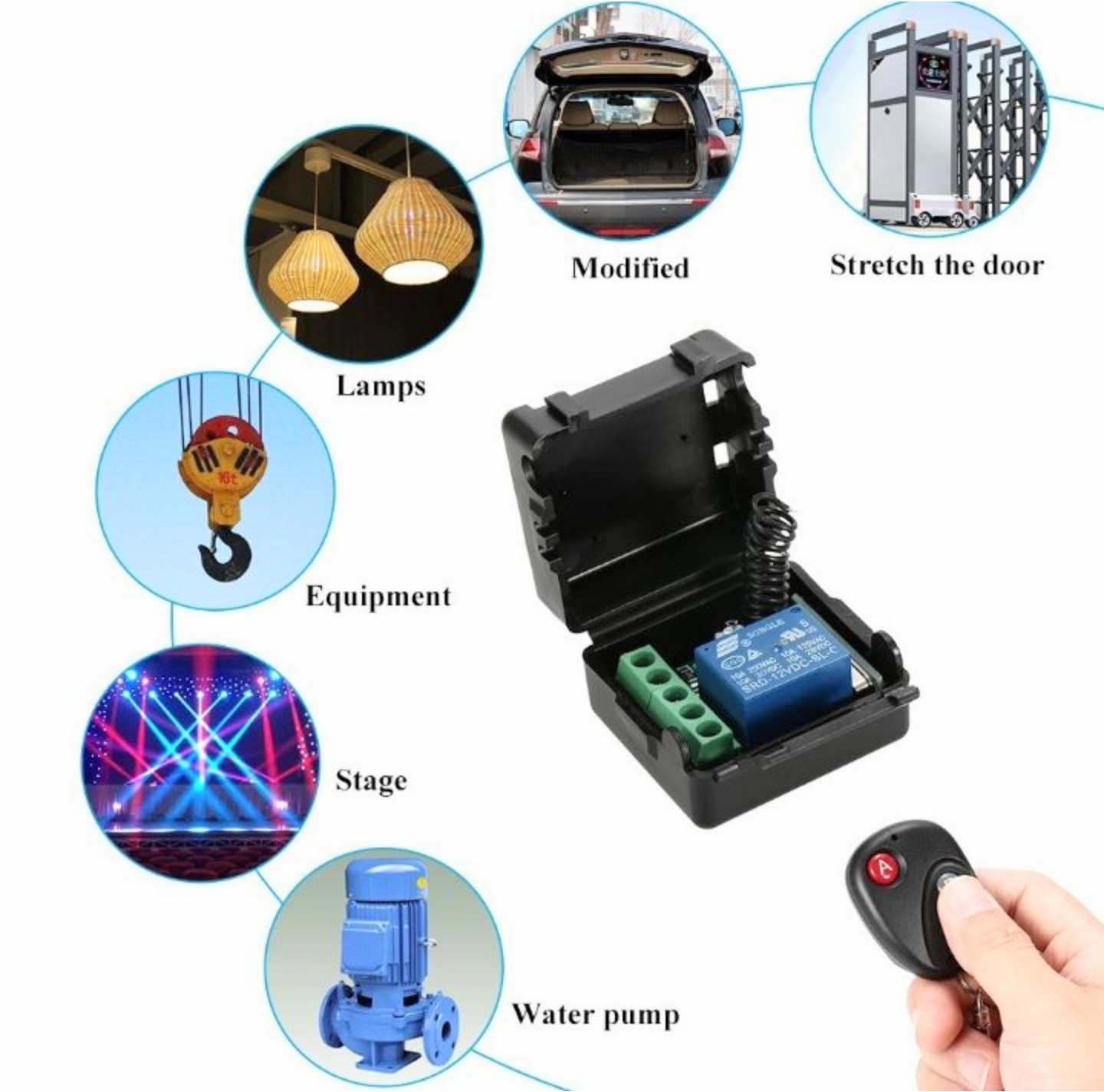 BỘ MẠCH ĐIỀU KHIỂN BẬT TẮT ĐIỆN TỪ XA XE MÁY CÁC THIẾT BỊ ĐIỆN KHÁC THÔNG MINH